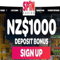Spin Casino New Zealand deposit bonus