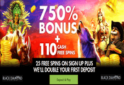 Black Diamond free spins bonus