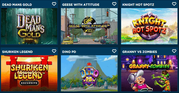 Diamond 7 Casino games screenshot