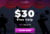 El Royale exclusive $30 free bonus