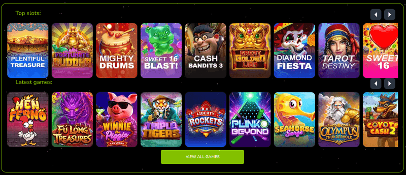 Eternal Slots Casino games