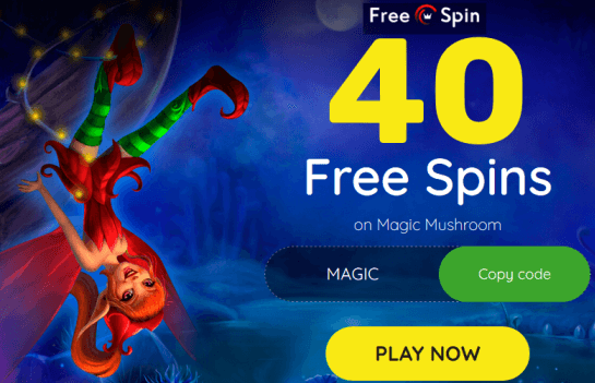 40 exclusive free spins