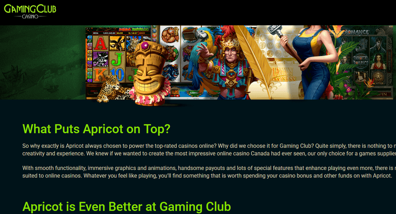 Gaming Club Casino games