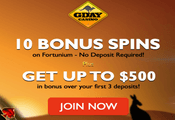 Gday Casino exclusive sign-up bonus spins