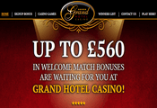 Grand Hotel Casino UK website