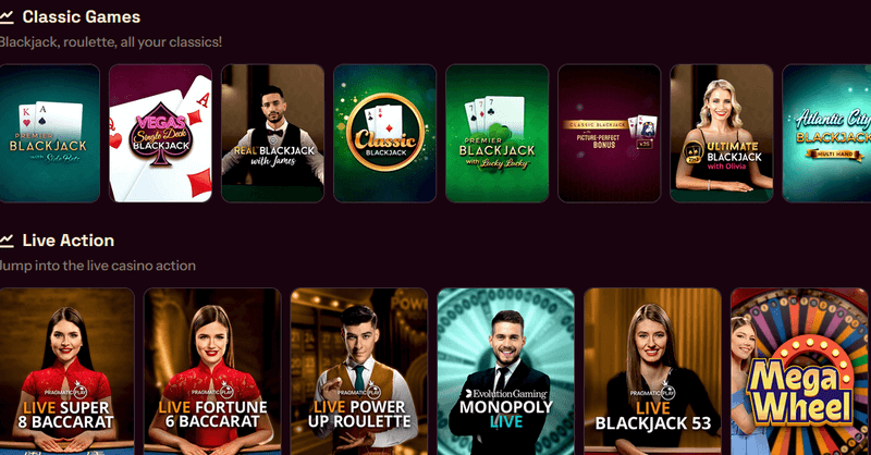 Screenshot of Grizzly's Quest Casino games