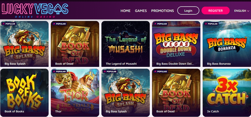 Lucky Vegas Casino games