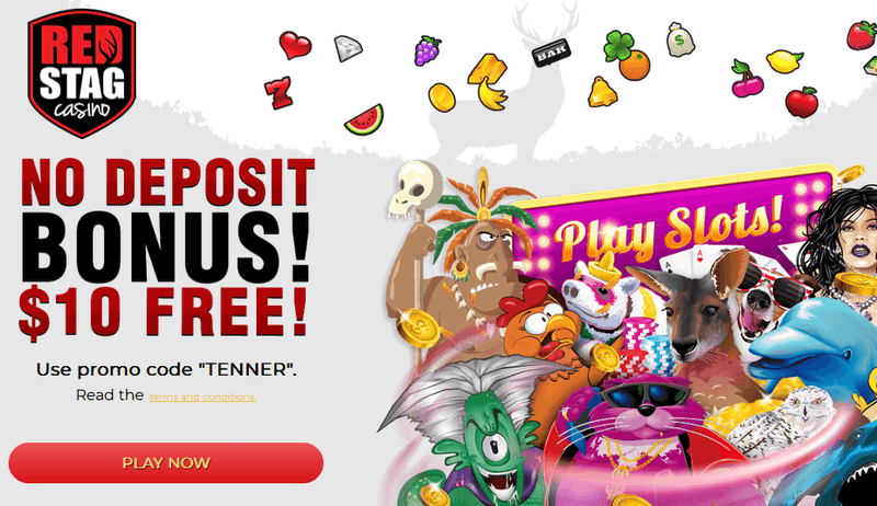 Red Stag Casino free bonus screenshot