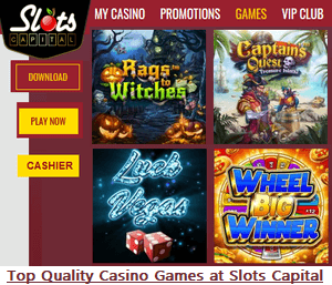 Slots Capital top quality online casino games