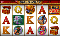 108 Heroes Slot Screenshot - Microgaming