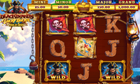 Blackbeard's Lucky Bucks Slot Screenshot - Rival Gaming