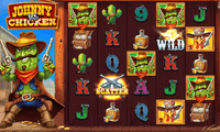 Screenshot of Johnny vs Chicken slot game