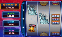 Screenshot of Liberty Rockets slot game