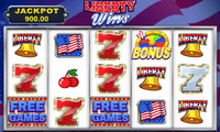 Liberty Wins Slot Screenshot - SpinLogic/RTG