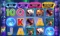 Screenshot of Mythic Wolf Extreme slot game