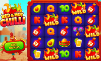 Screenshot of Red and Hot Chilli slot game