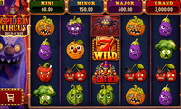 Screenshot of Spider Circus slot game