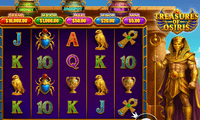 Screenshot of Treasures Of Osiris slot game
