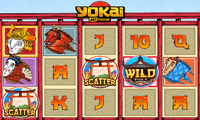 Screenshot of Yokai slot game