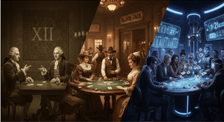 History of Blackjack timeline and cards