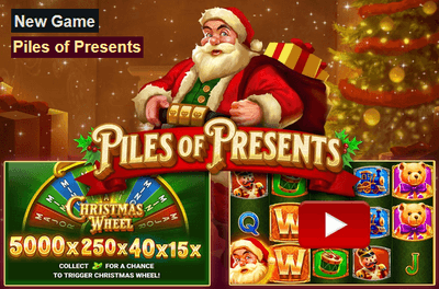 Piles Of Presents, new Christmas casino game