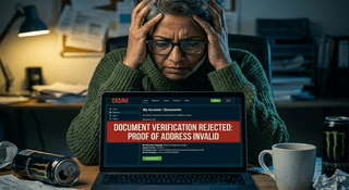 Proof of address rejected by an online casino