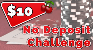 Red Cherry Casino - $10 Challenge Chip No Deposit Bonus